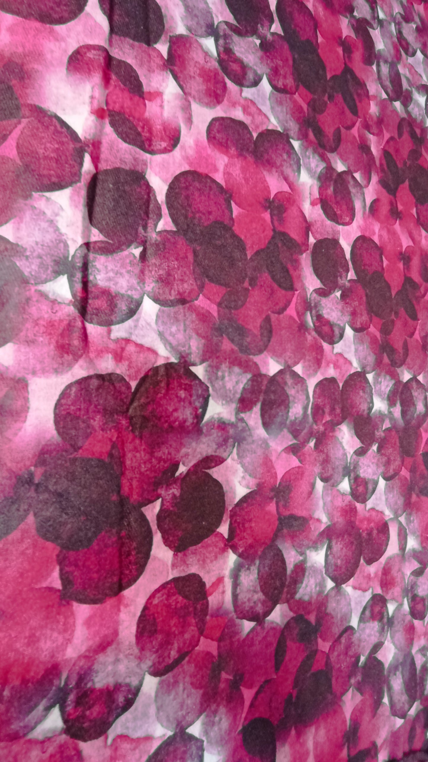 Schöner Schal "Tupfen" in beere, pink und rosa