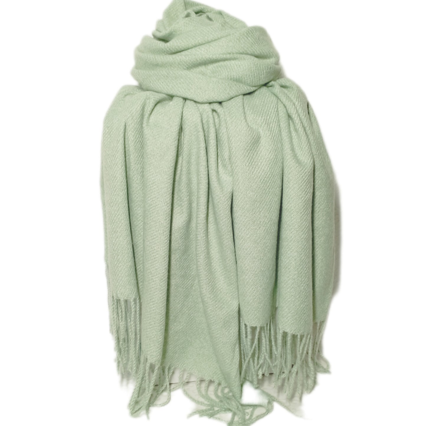 kuscheliger Winterschal in mint