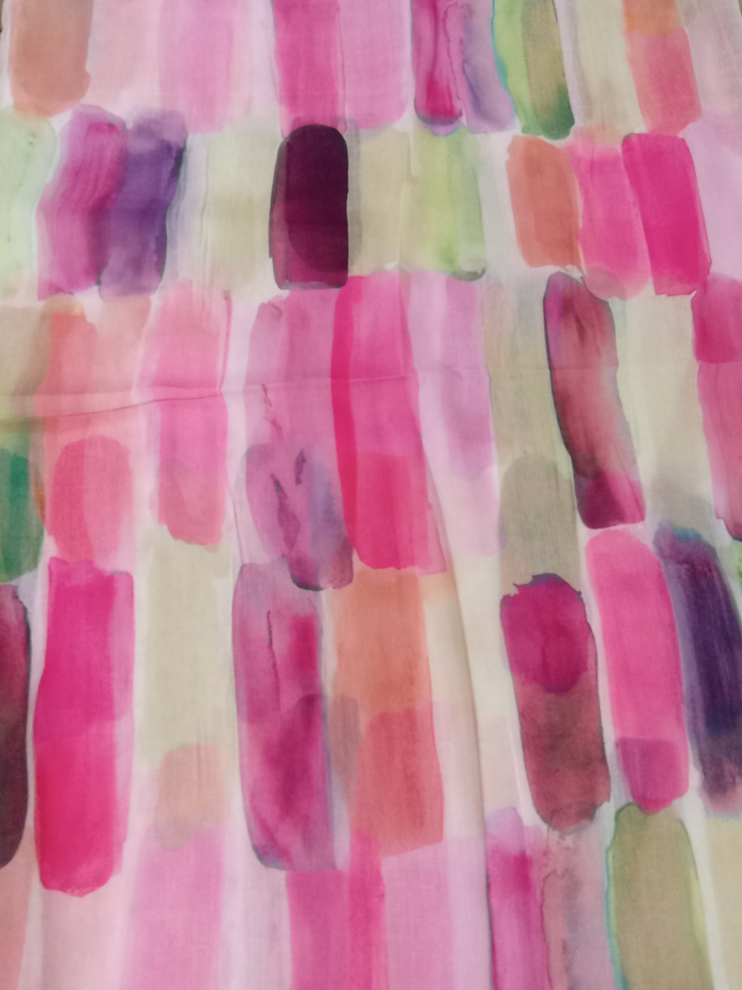 leichter Sommerloop "Farbmix" in rosa - bunt