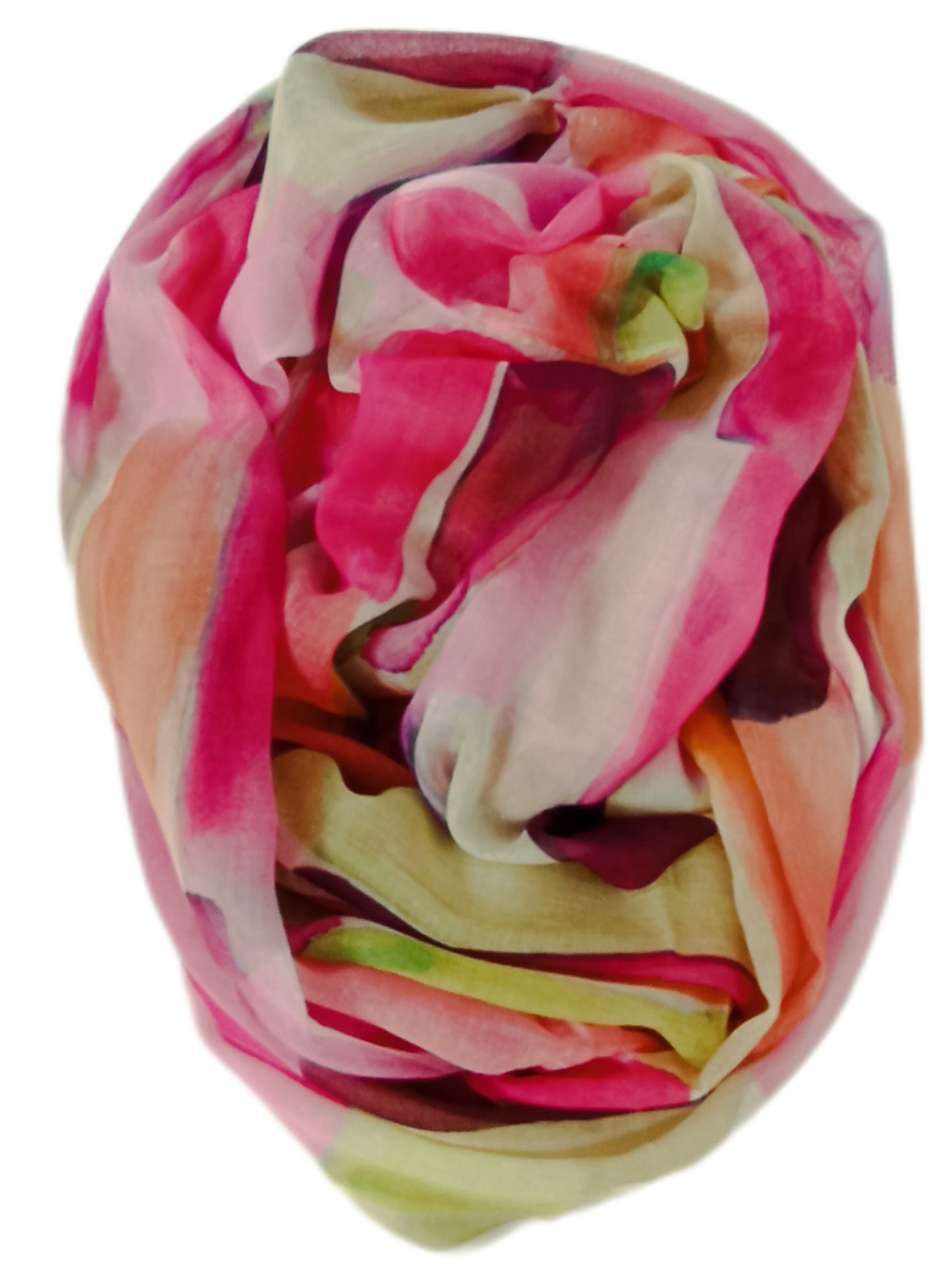 leichter Sommerloop "Farbmix" in rosa - bunt