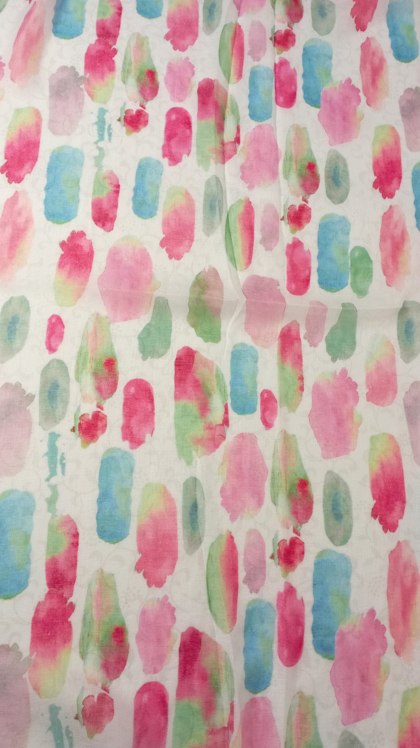 leichter Sommerschal in pink - bunt