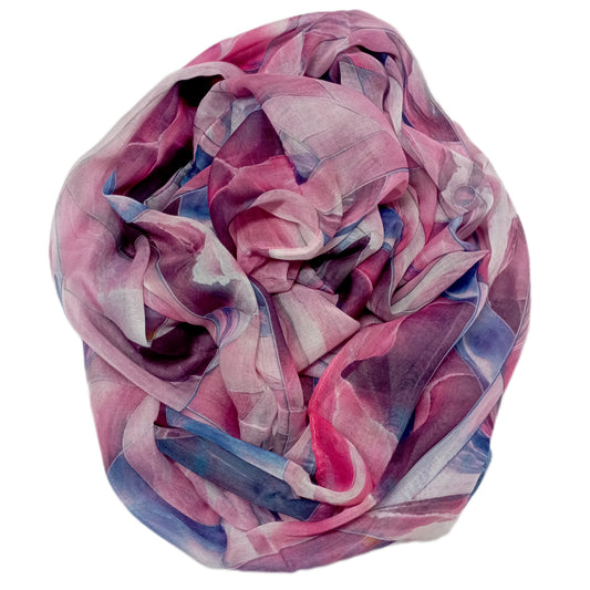 leichter Sommerloop "Mix" in rosa und beere