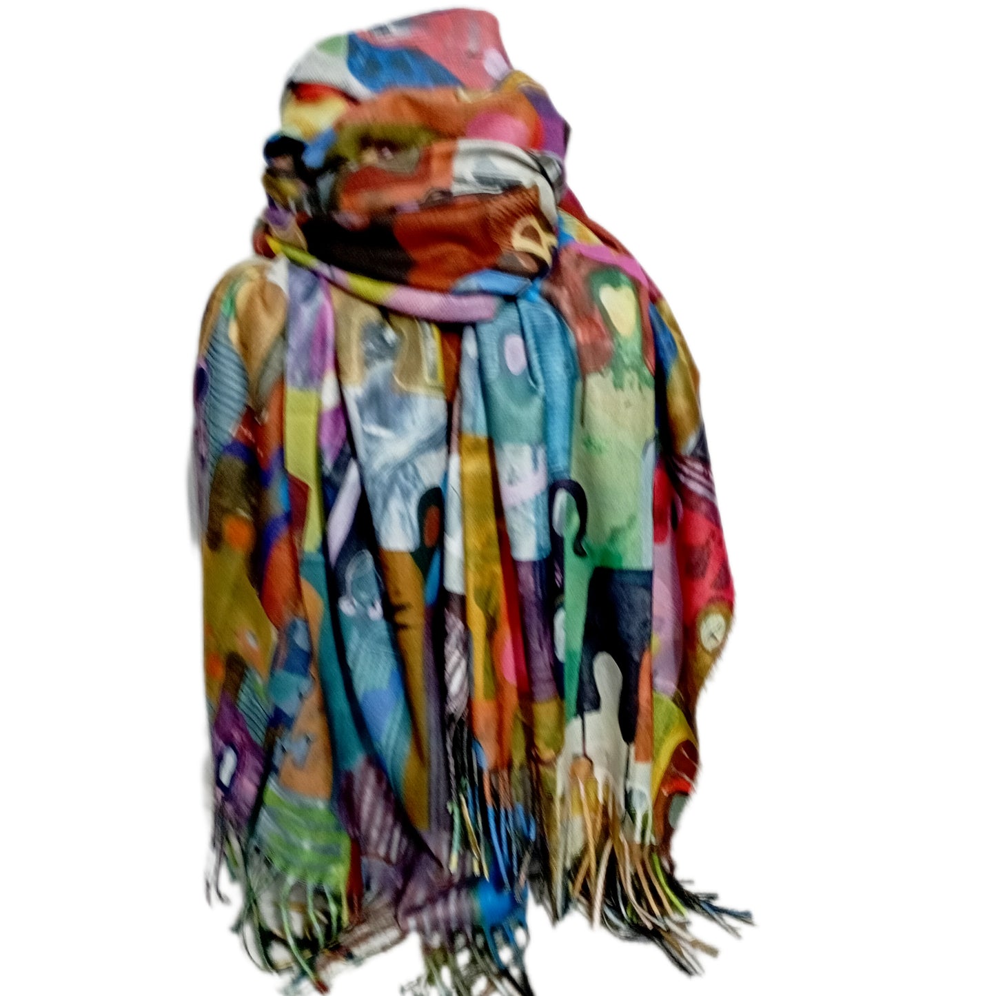 besonderer Winterschal "Künstler" (Leute)